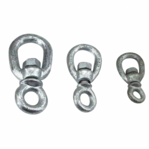 Kædesamleled - Galvaniseret med svirvel - 1/2" - 12 mm