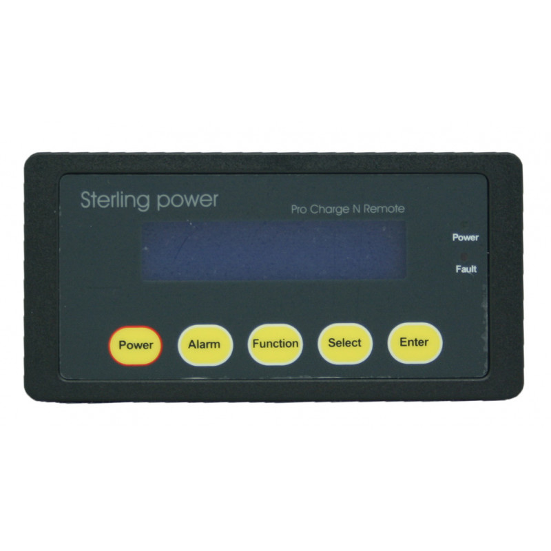 Remote display & control til Generator-til-batteri lader (DC-DC)