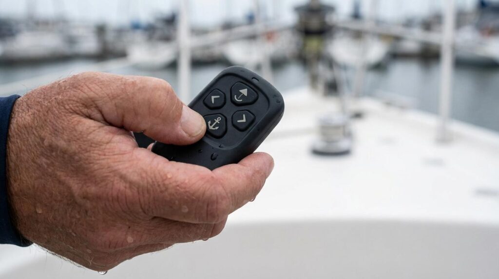 trådløs fjernbetjening ankerspil thruster