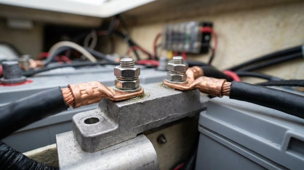 batteriovervågning shunt båd