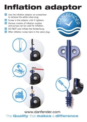 Fender 10 stk Adapter og Ventil Kit Danfender