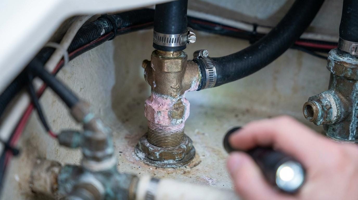 skroggennemføring båd