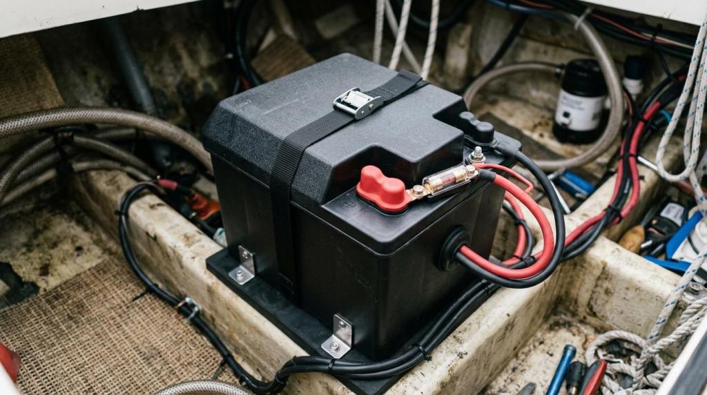 batteriboks til båd
