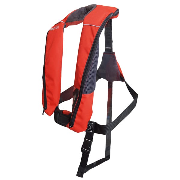 1852 Aero Plus vest ISO 165N Pro Sensor rød – ultralet oppustelig redningsvest med Pro Sensor og 165N opdrift. Køb nu og få s