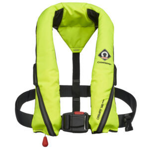 Crewsaver Crewfit 165N Sport - oppustelig redningsvest 165N med UML MK5 og EXOLOK. Hurtig drejning i vandet. Køb online nu.