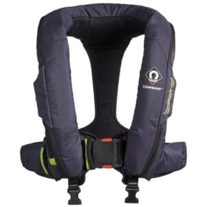 Crewsaver Ergofit 190N Harness — ergonomisk 190N oppustelig vest med EXOLOK og nødlys. Perfekt til kystsejlads. Køb nu og få 