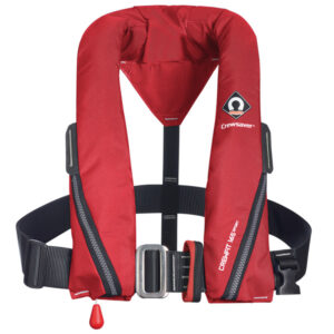 Crewsaver Crewfit 165N Sport Harness — oppustelig 165N redningsvest med EXOLOK og UML MK5. Køb nu og øg sikkerheden ombord.