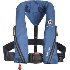Crewsaver Crewfit 165N Sport Blå — oppustelig redningsvest (165N / ISO 12402-3). Køb online for sikkerhed ombord. Bestil nu.