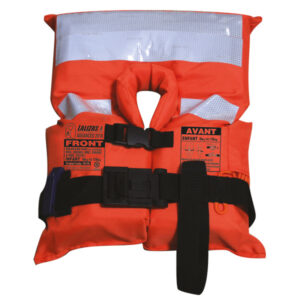 Redningvest SOLAS godkendt str. 0-15 kg fra Lalizas. LSA Code 2010-godkendt, orange. Køb nu og sikr barnet ombord.