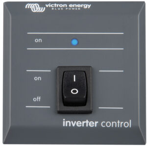 Styr din Phoenix VE.Direct inverter med Victron Phoenix VE.Direct kontrolpanel. ON/OFF, status og fejlindikator. Køb nu – hur
