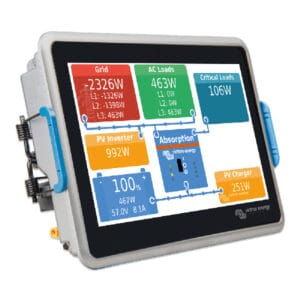 Victron Ekrano GX panel – 7” touch med HDMI, Wi‑Fi og VRM‑integration. Få central kontrol over bådens energisystem. Køb nu.
