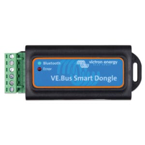 Victron VE.Bus Smart dongle – trådløs overvågning af MultiPlus/Quattro via Bluetooth. Køb nu og få enkel installation samt ba