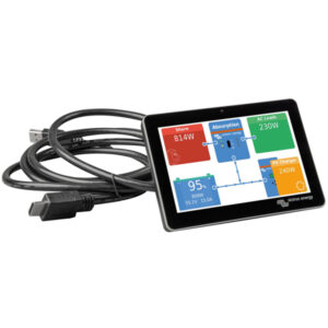 Victron GX Touch 50 touch-display til Cerbo GX. Overvåg og styr dit energisystem lokalt. Se detaljer og køb nu.