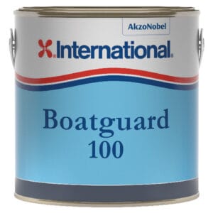 International Boatguard 100 bundmaling 2,5L – selvpolerende begroningsbeskyttelse til glasfiber, træ og stål. Køb nu og forbe