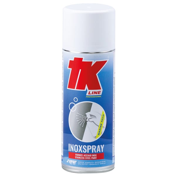 Stålspray 400ml fra TK Line – varmebestandig metalspray til motor og udstødning. Køb nu og beskyt varmeeksponerede metaloverf