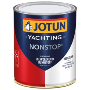 Jotun non-stop II blå 3/4 ltr bundmaling til professionelle. 10 m2/l, overmalbar efter 8 timer. Køb kun til erhverv. Bestil n