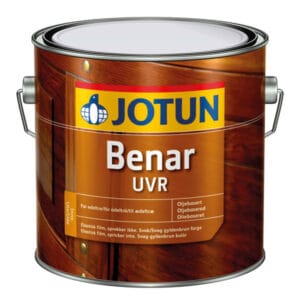 Jotun Benar UVR olie 3 L – Gyldenbrun træolie med UV-filter til udendørs teak. 14–16 m²/L. Køb til bådpleje nu.