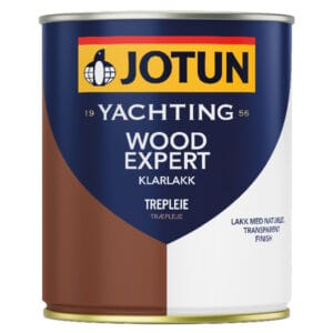 Jotun Wood Expert klar lak 0,75 l – klar bådlak til træbåde med god elasticitet og glans. Køb nu. Se produktinfo og anvendels