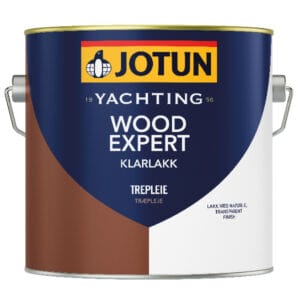 Jotun Wood Expert klar lak 2,5l – klar bådlak til udvendig og indvendig brug. Køb nu for holdbar glans og elastisk finish omb