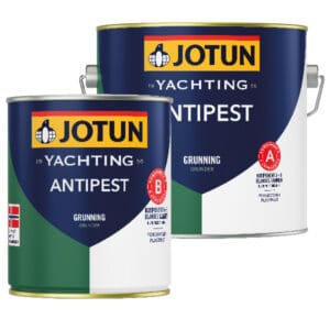 Jotun Antipest komp A grå 2L – epoxygrunder til forebyggelse af plastpest før bundmaling. Køb nu og husk komponent B. Bestil 