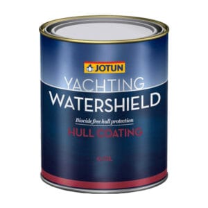 Jotun Watershield primer 0,75 l – biocidfri primer til AntiPest-systemer. Velegnet til aluminiumsskrog. Køb sort eller mørkeb