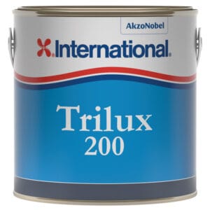 International Trilux 200 bundmaling 2,5L – hård bundmaling til kridhvid og polerbar bund. Vælg hvid, navy eller sort. Bestil 