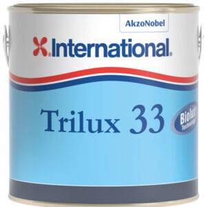 International Trilux 33 5 L bundmaling – tinfri Biolux-beskyttelse til aluminium. Beregnet til professionel påføring på værft