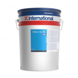 International Trilux 33 bundmaling 20 L, tinfri med Biolux® til aluminium og drev. Professionel påføring på værft. Bestil til
