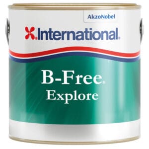 International B-Free Explore Hvid 0,75L - biocidfri bundmaling med FRC silikoneteknologi. Bestil nu for nem rengøring og redu