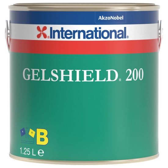 International Gelshield 200 epoxyprimer til glasfiber, grå 3,75 L. Ideel til osmosebeskyttelse og brug ned til +5 °C. Køb nu