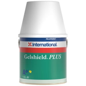 International Gelshield + 2,5L epoxyprimer til osmose på blotlagt laminat. Professionel sats i 2,5 l. Køb nu hos din marinefo