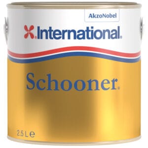 International Schooner 2,5 L højglans olielak til indendørs og udendørs træ. Køb nu for varm, langvarig finish. Se detaljer o