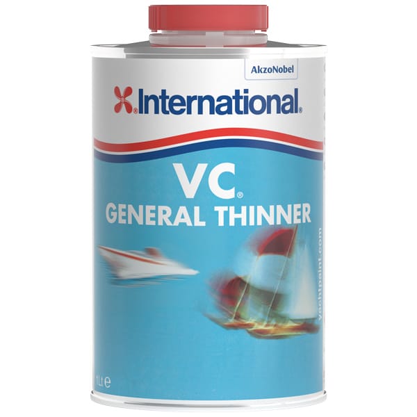 International VC General Thinner 1 L — fortynding og rengøring af VC-produkter. Køb 1 L til professionel bådpleje. Bestil i d