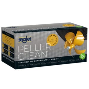 Seajet Peller Clean – biocidfrit bundmalingssystem til propeller, drev og trimflaps. Køb nu. Primer og klarlak medfølger. Pra