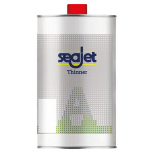 Seajet Thinner A til fortynding af Seajet bundmaling og 015 primer. Køb 1L eller 5L nu – effektiv rengøring af malerudstyr. B