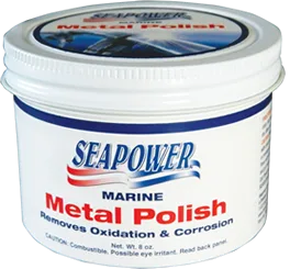 Effektiv metal polish til rustfrit stål, aluminium, krom og messing. Fjerner oxidering, korrosion og pletter samt polerer plast og plexiglas.