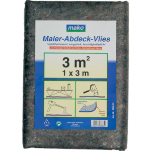 Afdækningsmåtte til beskyttelse mod maling, støv og snavs. Fås i 1x3, 1x5 og 1x10 meter. Ideel til renovering og vedligeholdelse.