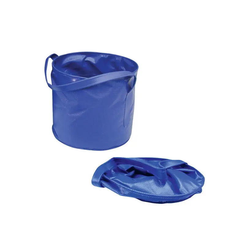 Praktisk foldbar spand på 8 liter. Kan foldes helt flad og fylder kun 5 cm. Ideel til båd, camping, opvask og rengøring.