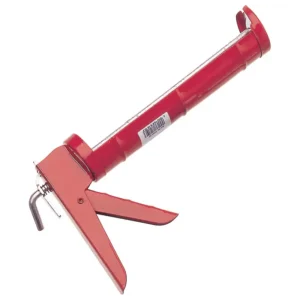 Robust metal fugepistol til silikone, fugemasse og monteringslim. Præcis dosering, høj holdbarhed og passer til standard patroner. Bestil online.