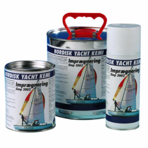 Effektiv imprægnering til sprayhood, sejldug og presenninger. Lang holdbarhed, hurtigtørrende og beskytter mod fugt, mug og skimmel.