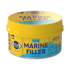 Marine Filler er en hurtighærdende polyesterspartel til glasfiber, stål og aluminium. Ideel til bådreparationer og udfyldning af revner og huller.