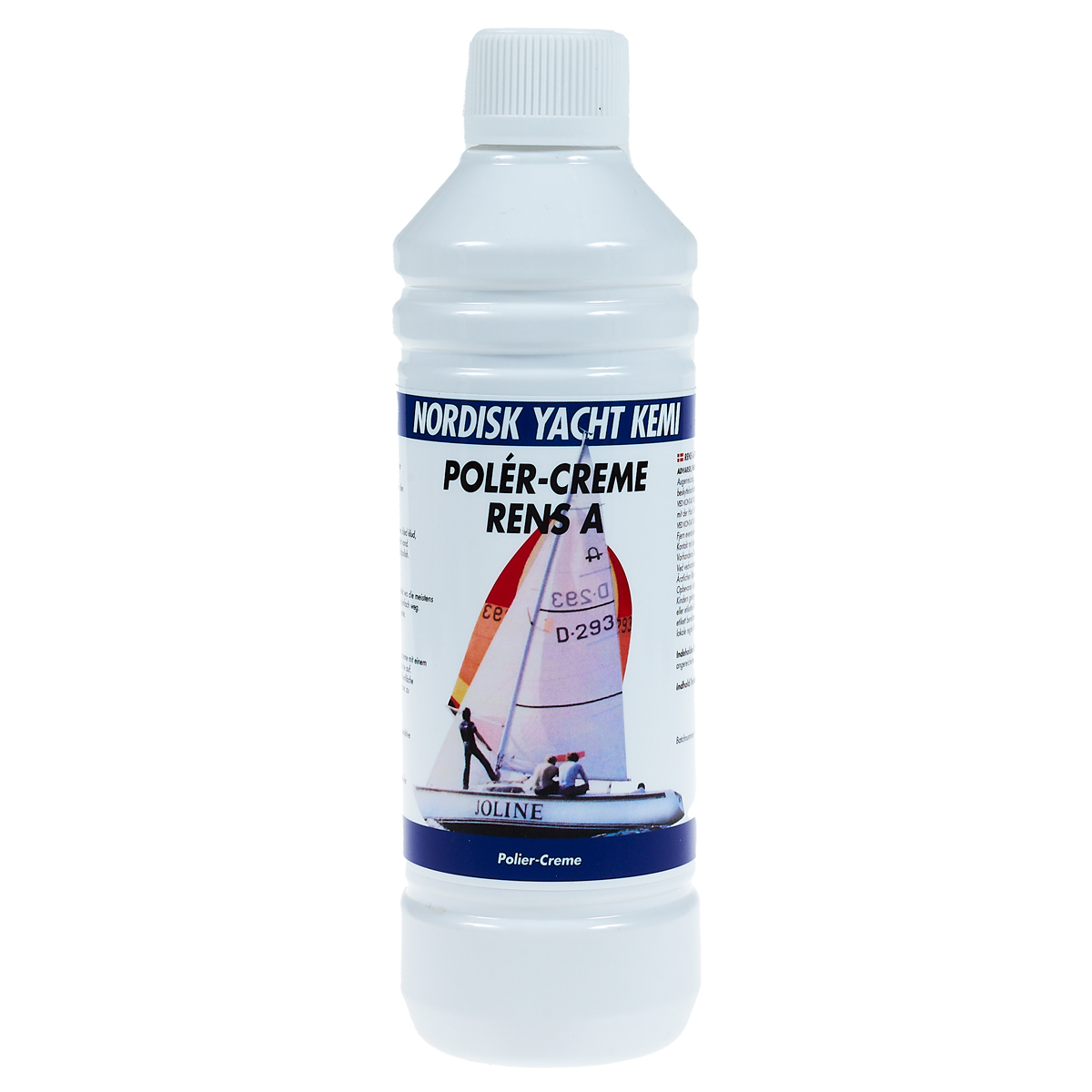 Rens-A Polércreme 500 ml Effektiv polércreme til gelcoat og fribord. Genskaber farve, fjerner oxidation og små ridser. Ideel før voksbehandling.