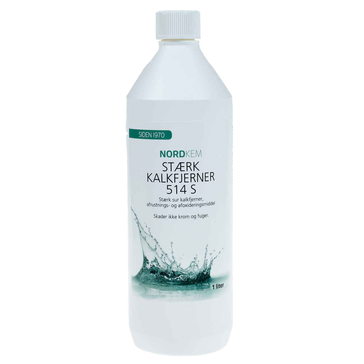 Kraftig kalkfjerner til kalk, rust, okker og cementstøv. Velegnet til fliser, sanitet og metal. Effektiv afkalkning til professionelle.**