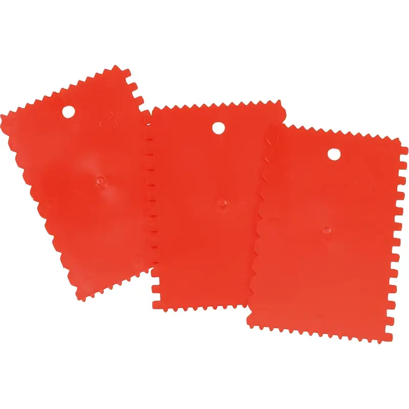 Tandspartelsæt med 3 stk tandspartler til lim, spartelmasse og epoxy. Sikrer ensartet påføring og korrekt lagtykkelse. Bestil online i dag.