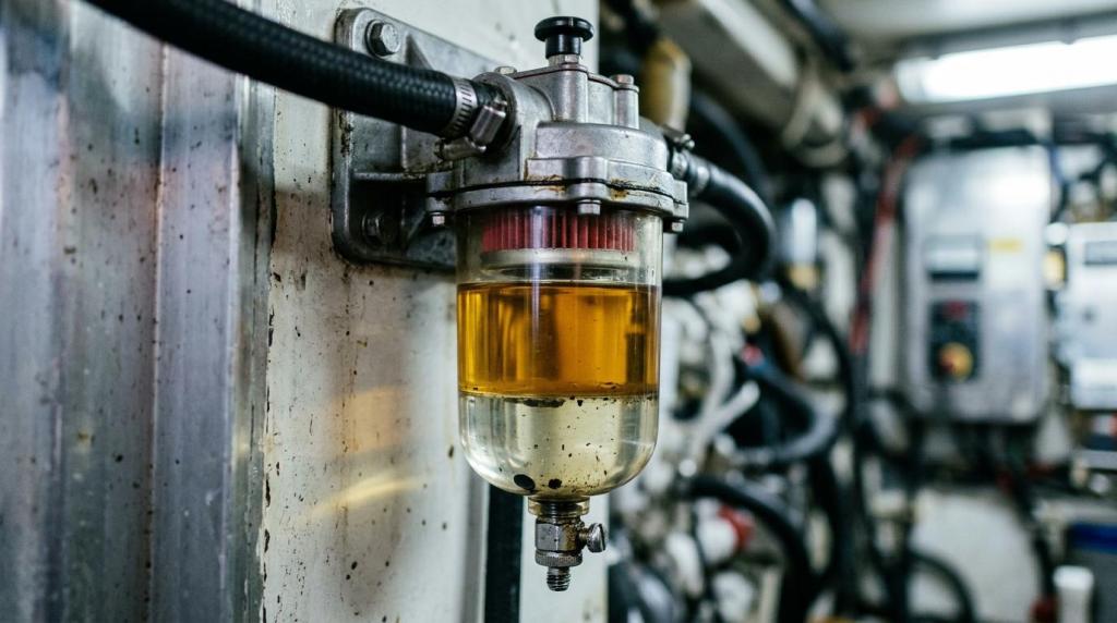 Vandudskiller til diesel: skift filter i tide