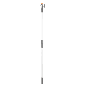 Få fat i den teleskopiske bådshage i hvid anodiseret aluminium. Justerbar op til 196 cm, perfekt til fortøjning og redning. Bestil nu!