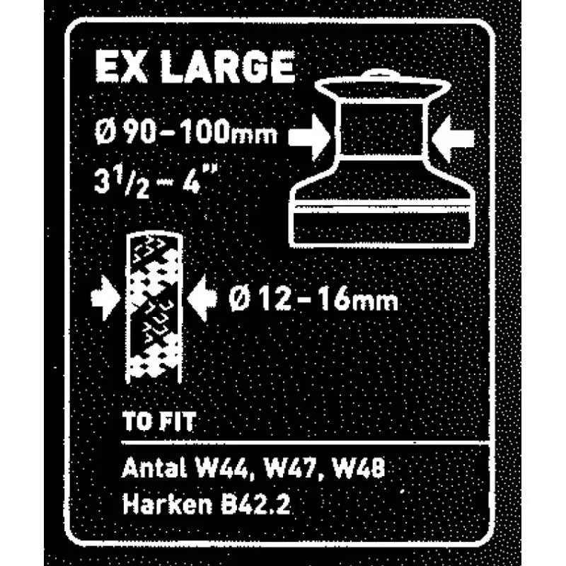 Barton Wincher er en gummistøbt spilwincher, der konverterer standard spil til self-tailing. Vælg mellem størrelserne Small, Medium, Large og X Large.