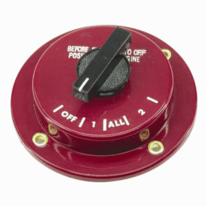 Køb Batteriomskifter 100 A til din båd. Effektiv strømstyring mellem to batterier. Sikr dig optimal drift ombord.