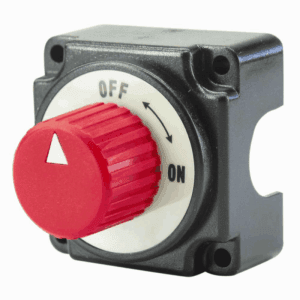 Opdag Batteriomskifter mini til effektiv strømstyring ombord. Kompakt, gnistsikret og holdbar. Bestil nu!