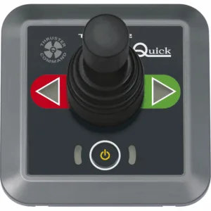Få præcis kontrol over din bovpropeller med Quick betjeningspanel joystick. Bestil nu og forbedr din manøvrering ombord!